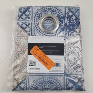 NEW Sun Zero Darren Blackout Lined Grommet Curtain "Indigo' '54x63' #CT6